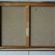 Landscape painting riverside 1964 vintage M. Fargette