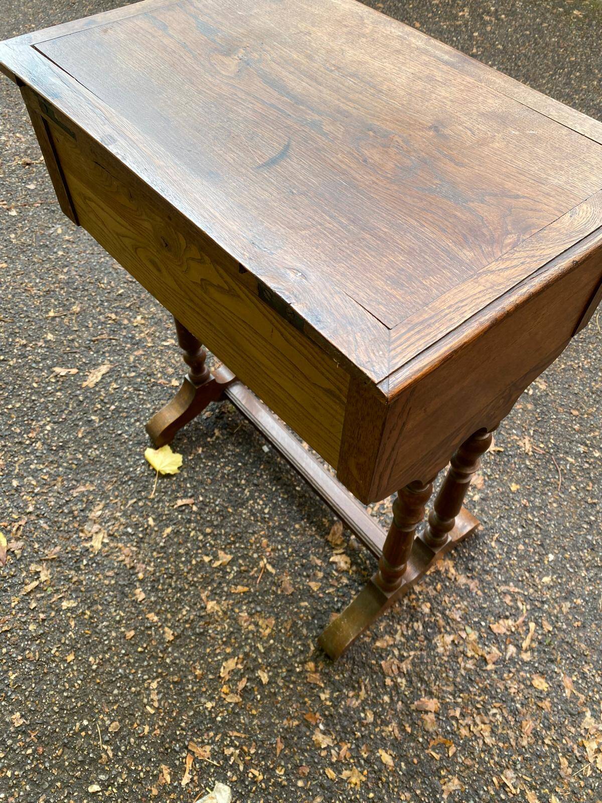 Napoleon III solid wood bedside table