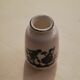 Small porcelain soliflore representing silhouettes couple 18th century
