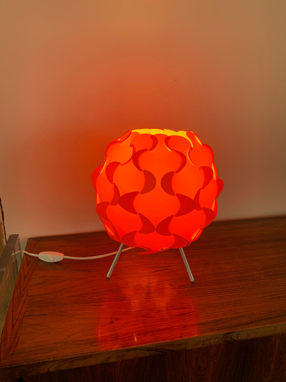 Lamp ikea fillsta orange - vintage