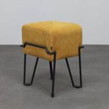 Low stool Bokk in leather by Ka-Lai Chan for Puik