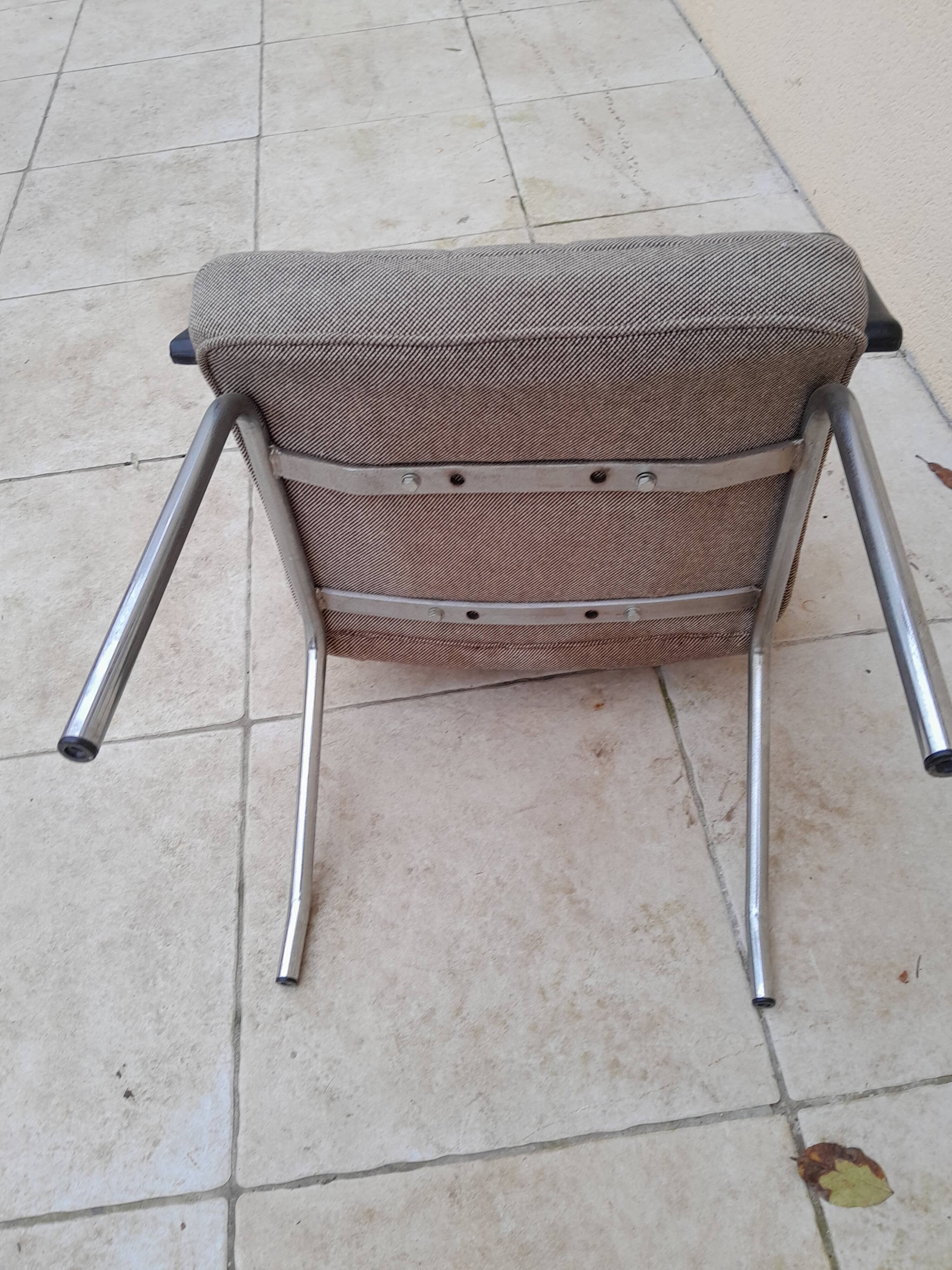 Vintage mottled designer office armchair
