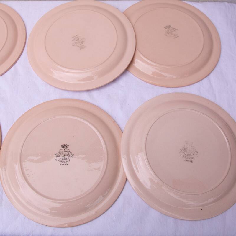 8 Betty Longwy plates