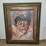 Clown painting from 1980