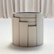 Nest of side tables 'Model 780', Gianfranco Frattini, Cassina, Italy, 1960s