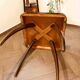 Square spider table – UP závody, Czechoslovak design from the 1960s