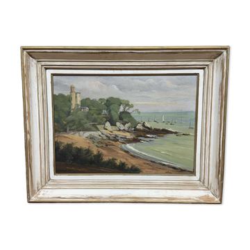 Huile sur toile signée Florent Sichet (1918-2014)