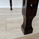 Table à manger extensible de style scandinave en noyer et ébène