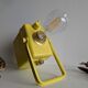 Vintage table lamp Wonder Tifon yellow