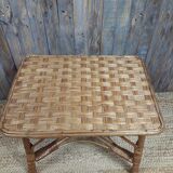 Rattan coffee table