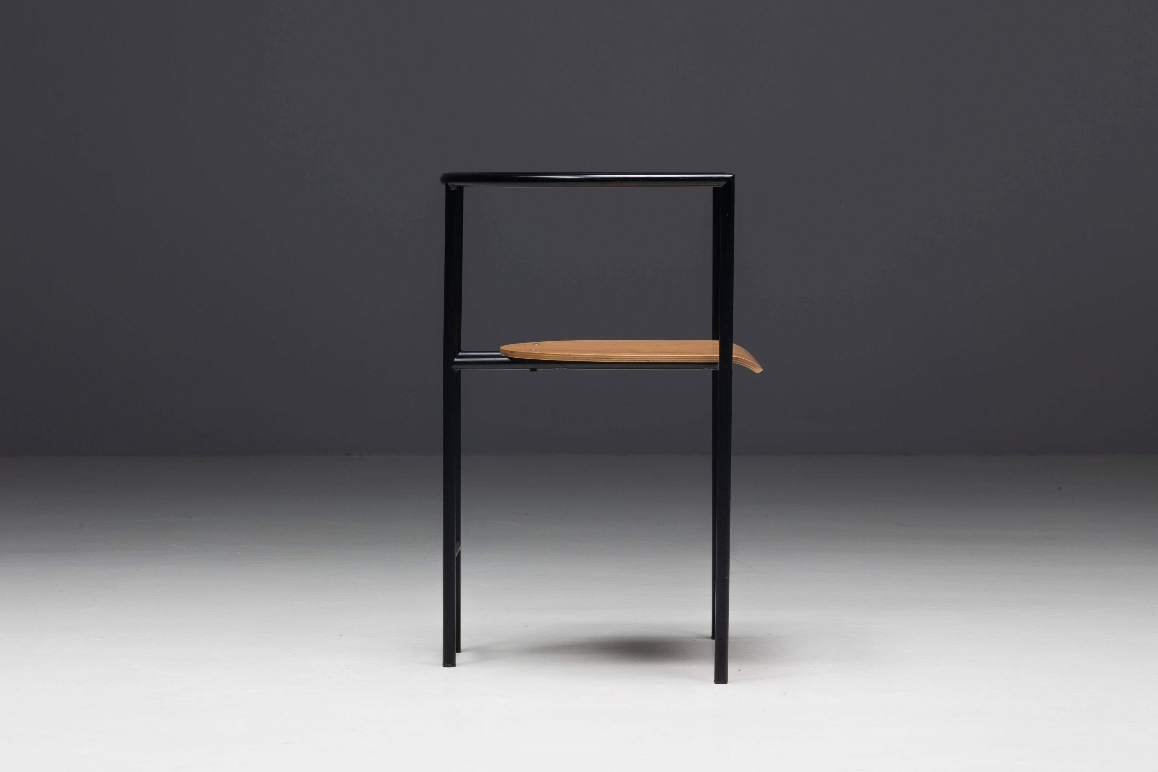 Postmodern "Tokyo" Armchairs by Rodney Kinsman for Bieffeplast, Italy, 1980s