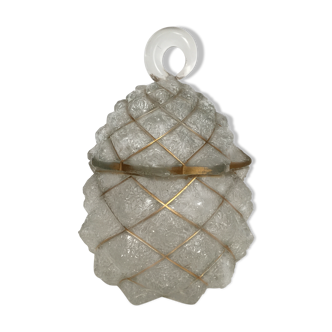 Bonbonnière Ananas en verre