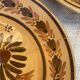 HB Quimper plates, hand-painted dessert service