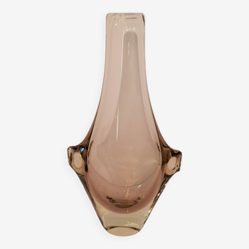 Vase en cristal de Bohème par Miroslav Klinger