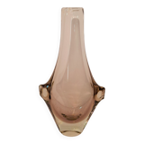 Bohemian crystal vase by Miroslav Klinger