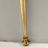 Console en laiton et marbre rose portugais, Italie