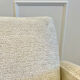 Vintage armchair – Ecru fabric – 1970s