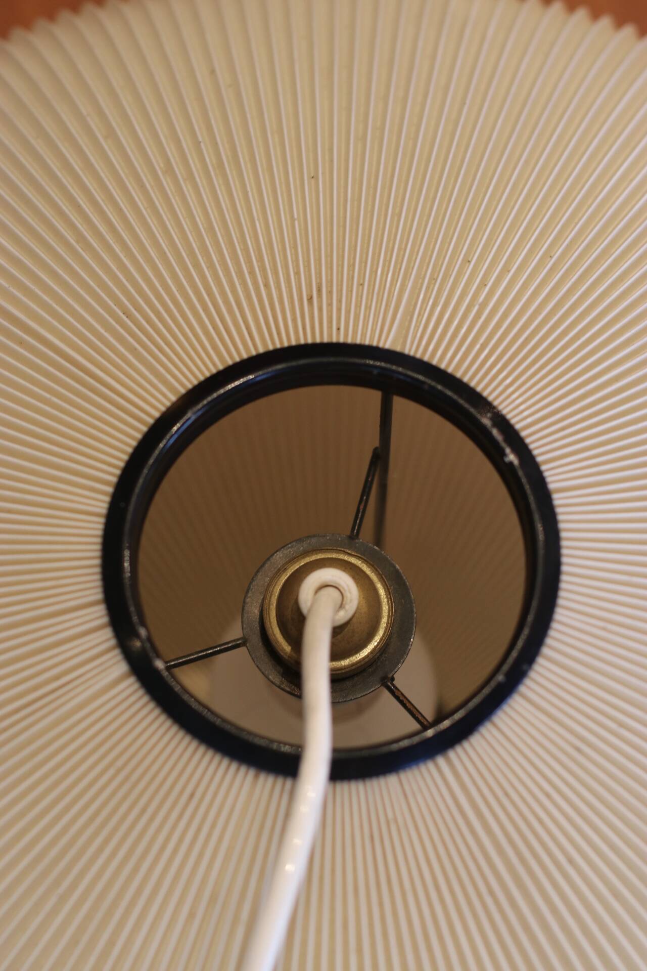 Pleated suspension in rhodoid –  rispal, france, 1950s