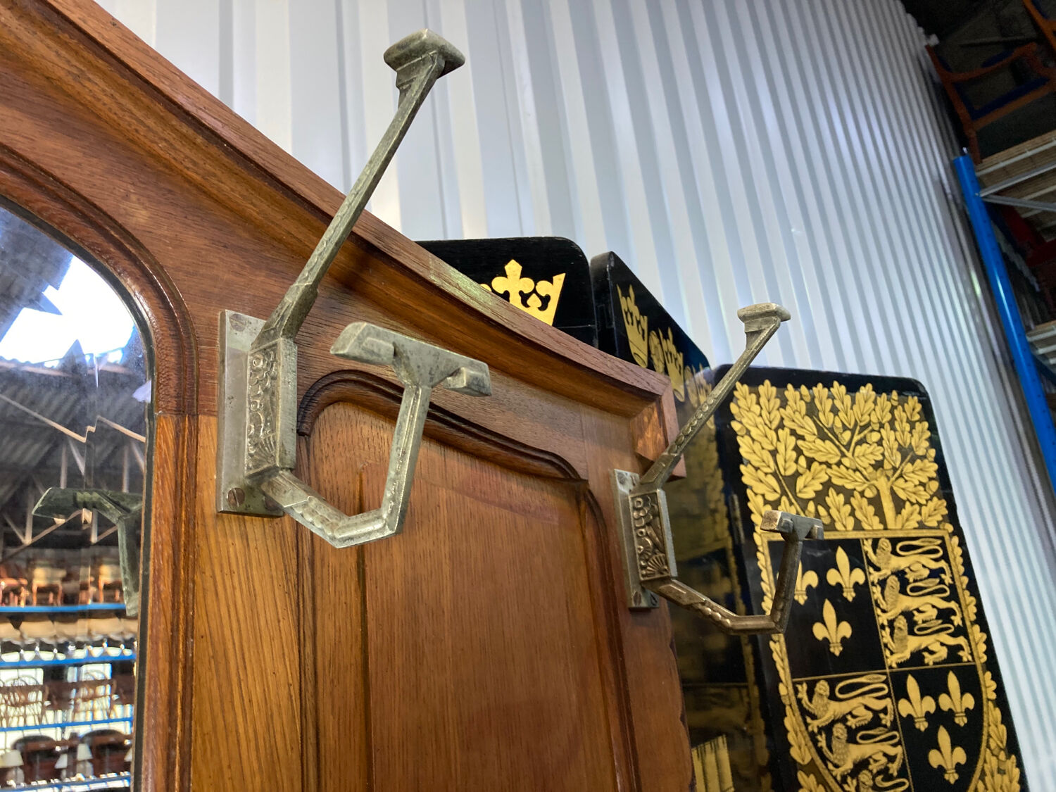 Art Deco coat rack