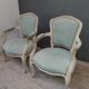 Paire de fauteuils style Louis XV