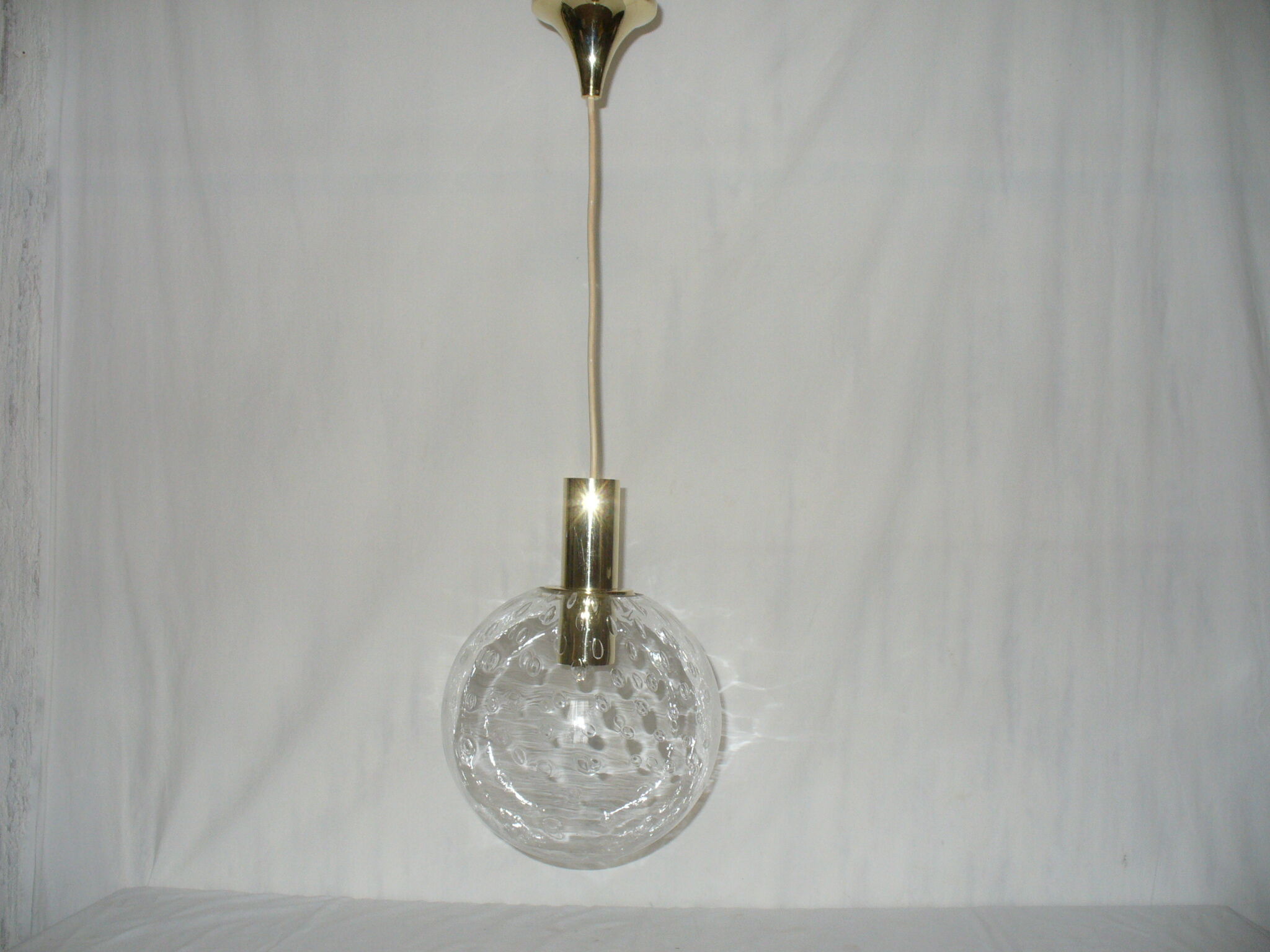 Suspension blown glass ball from the 60s - 70s