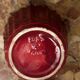 1950s Pleated Ceramic Cache Pot Bordeaux St-Clement H11/D14