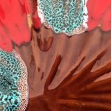 Colorful Vallauris ceramic dish