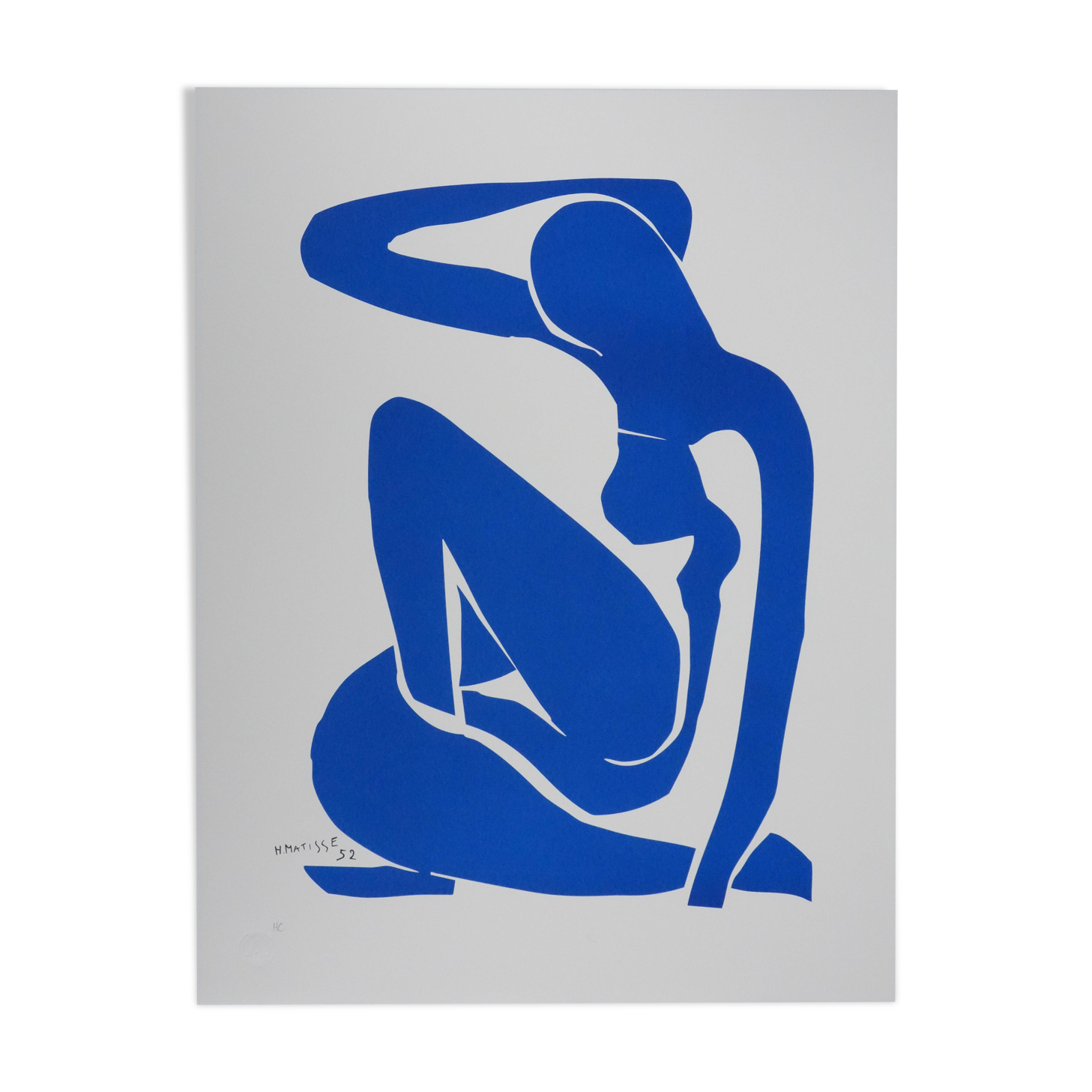 Henri Matisse: Blue Nude III, signed lithograph