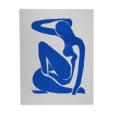 Henri Matisse: Blue Nude III, signed lithograph