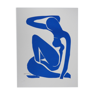 Henri Matisse: Blue Nude III, signed lithograph