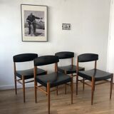 Set of 4 scandinavian chairs