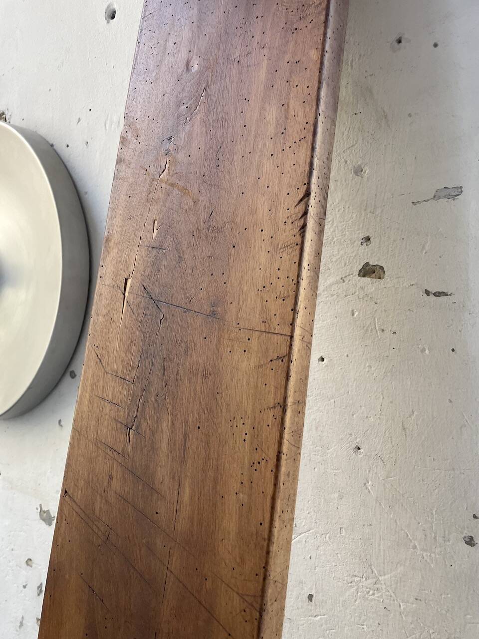 Banc en noyer massif 230 cm