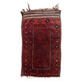 Handmade vintage Afghan Baluch rug 63cm x 109cm 1950s - 1С1169