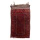 Handmade vintage Afghan Baluch rug 63cm x 109cm 1950s - 1С1169