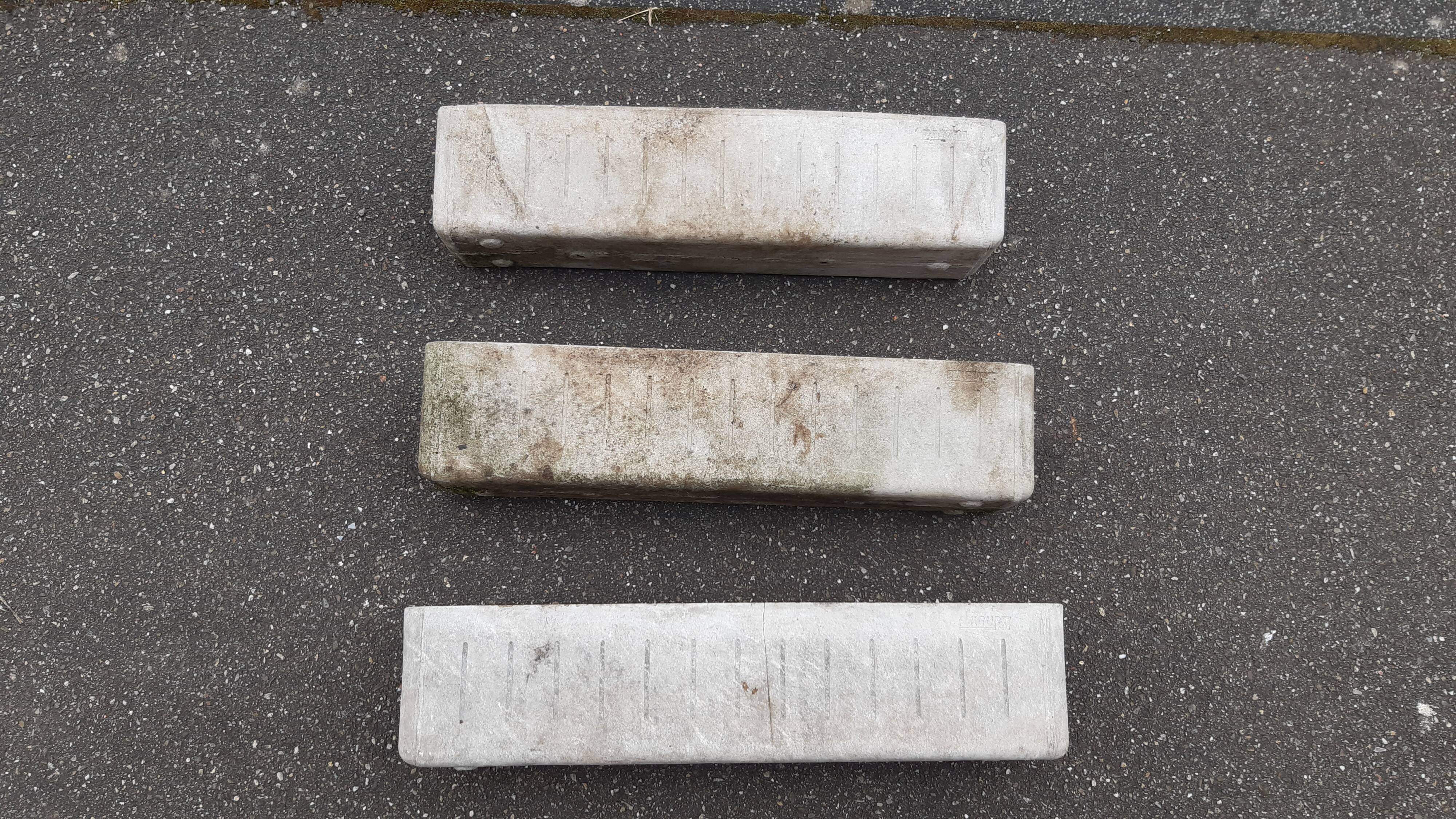 Lot de 3 jardinières années 60