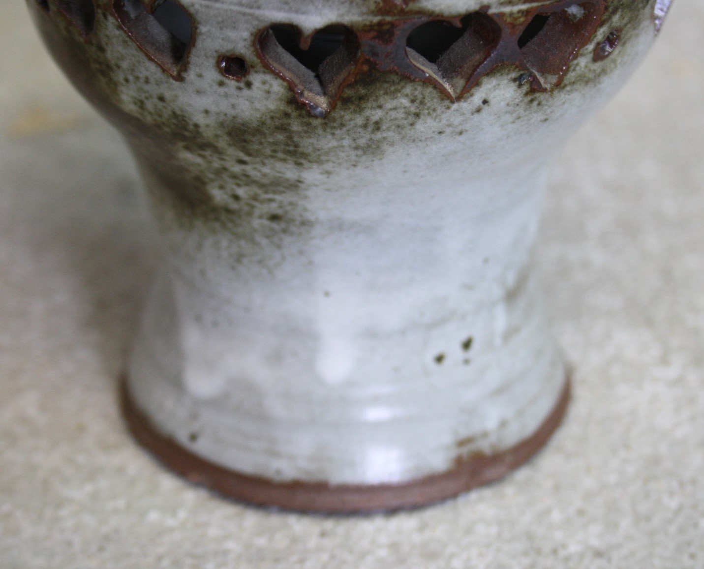 Lamp signed Thierry and Chantal Robert