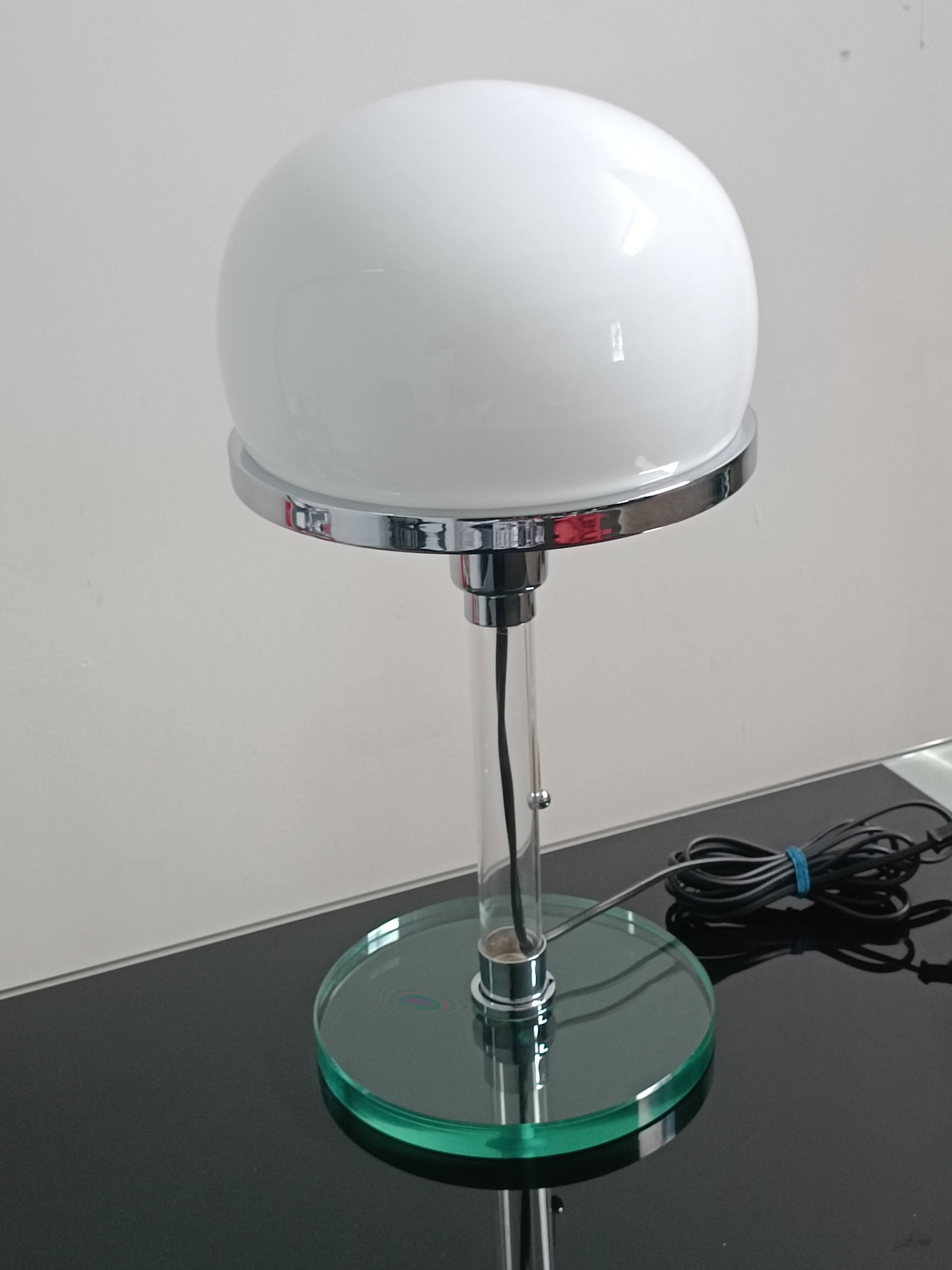 Lampe design bauhaus Valentino par Metalarte 1976