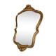 Golden baroque mirror