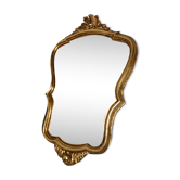 Golden baroque mirror