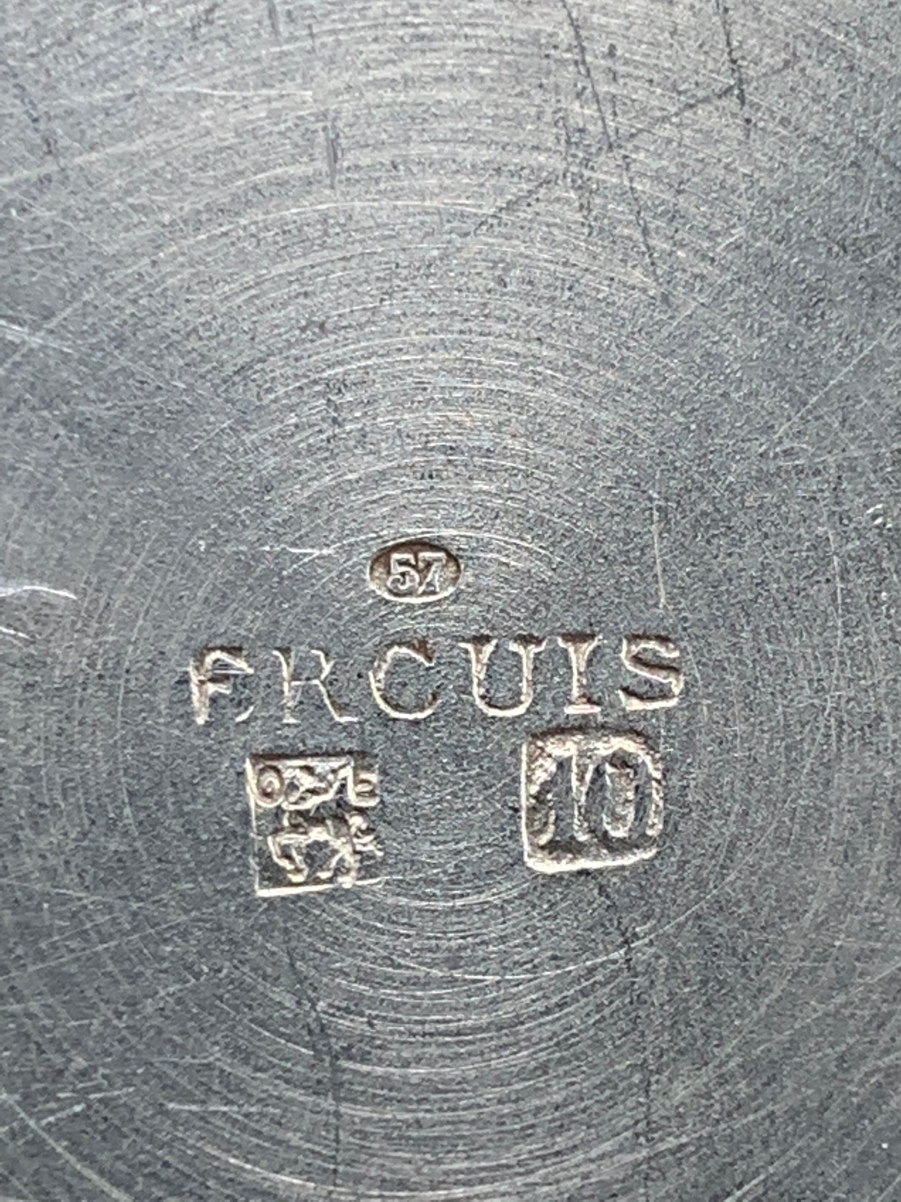 Silver metal Ercuis ice bucket