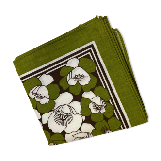 Lot de 6 serviettes de table  vintage