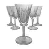 6 crystal saint louis wine glasses cerdanya model