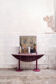 Console with postmodern mirror by Saporiti Italia, 80s