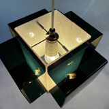 Vintage Pendant • Two-Coloured Acrylic • 1970