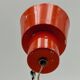 Vintage Targetti Sankey Orange Desk Lamp, Italian 70s Design