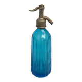 Blue glass siphon