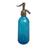 Siphon bleu en verre