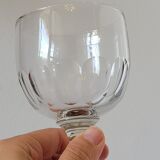 4 anciens verres à pans facettes XIXème