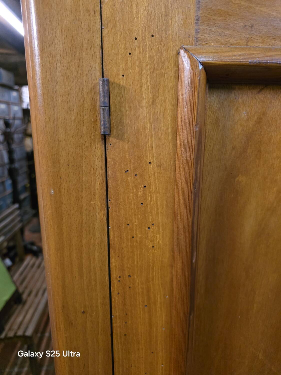 Vintage school locker from the 1960s