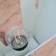 Pair of triangular lacquered metal sconces